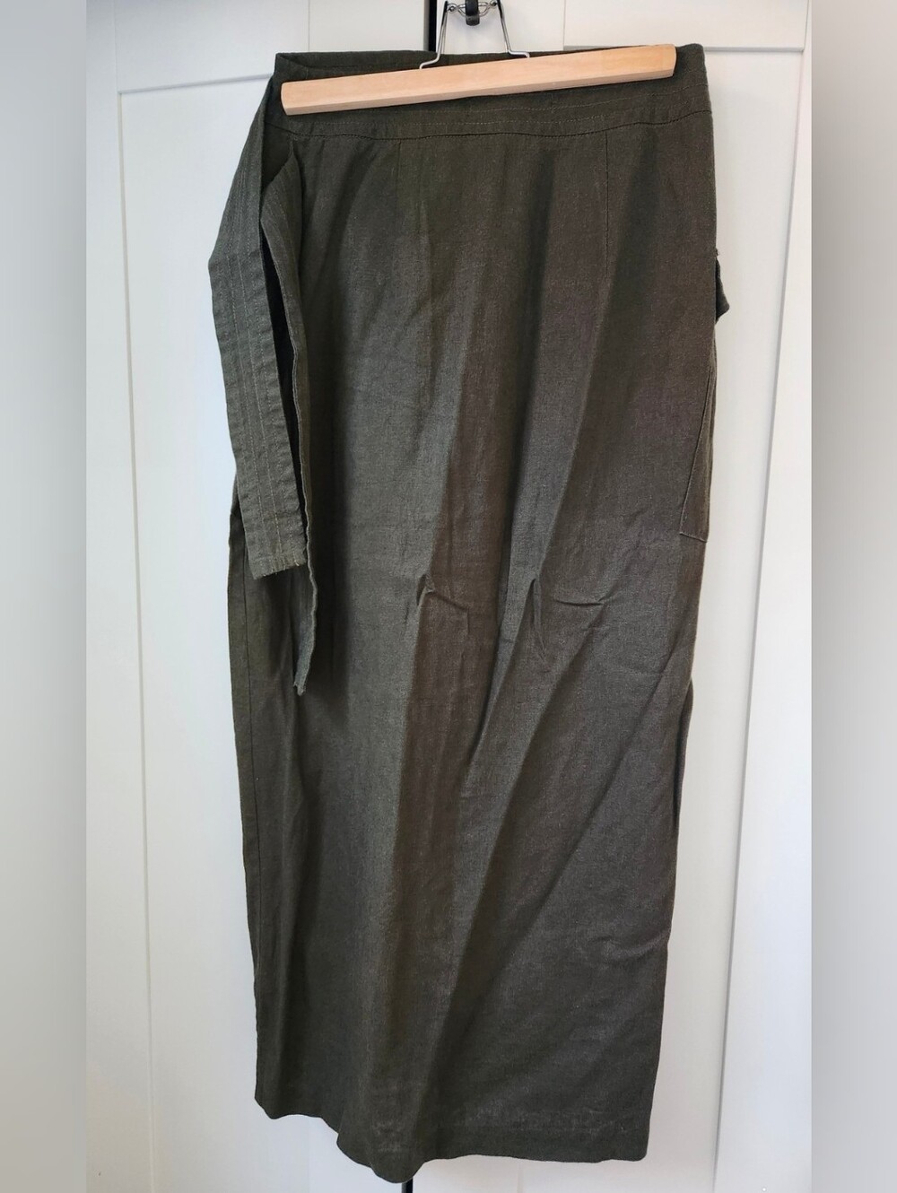 ZARA Wrap Midi Skirt - Picture 3 of 5